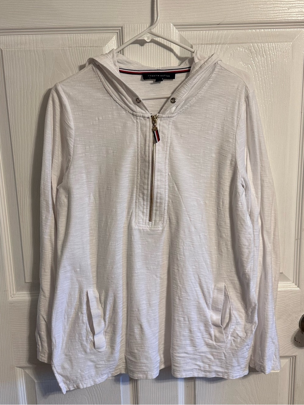 Tommy Hilfiger Quarter Zip Hooded Pullover